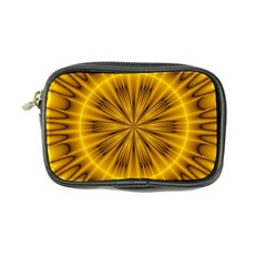 Fractal Yellow Kaleidoscope Lyapunov Coin Purse by Simbadda