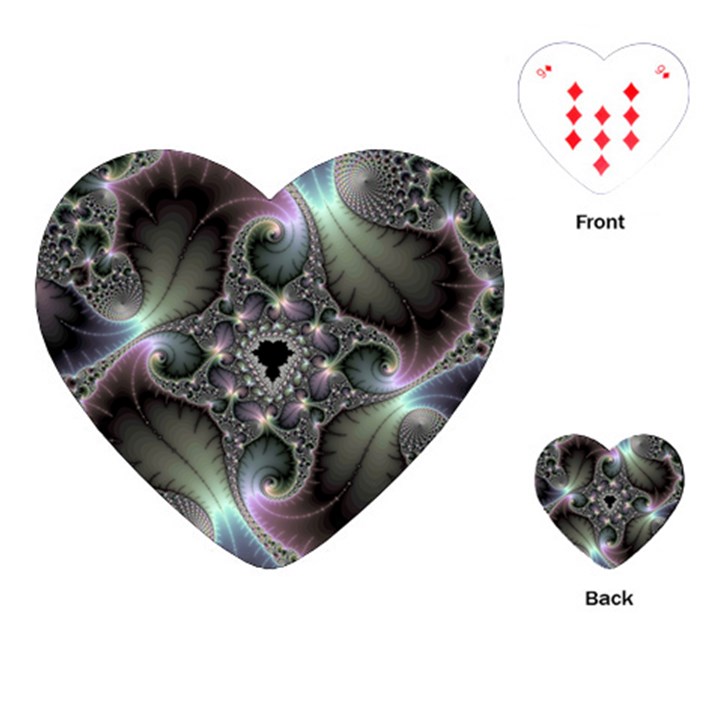 Precious Spiral Wallpaper Playing Cards (Heart) 