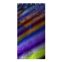 Fractal Color Stripes Shower Curtain 36  X 72  (stall)  by Simbadda