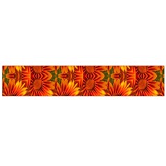 Background Flower Fractal Flano Scarf (large)