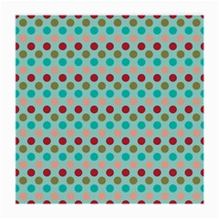 Large Colored Polka Dots Line Circle Medium Glasses Cloth by Mariart