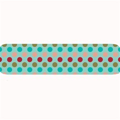 Large Colored Polka Dots Line Circle Large Bar Mats by Mariart