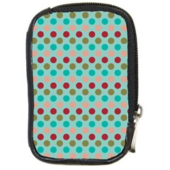 Large Colored Polka Dots Line Circle Compact Camera Cases
