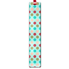 Large Colored Polka Dots Line Circle Large Book Marks by Mariart