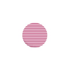 Horizontal Stripes Light Pink 1  Mini Buttons by Mariart