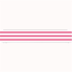 Horizontal Stripes Light Pink Small Bar Mats by Mariart