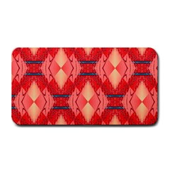 Orange Fractal Background Medium Bar Mats by Simbadda