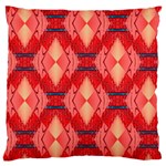 Orange Fractal Background Large Cushion Case (Two Sides) Front