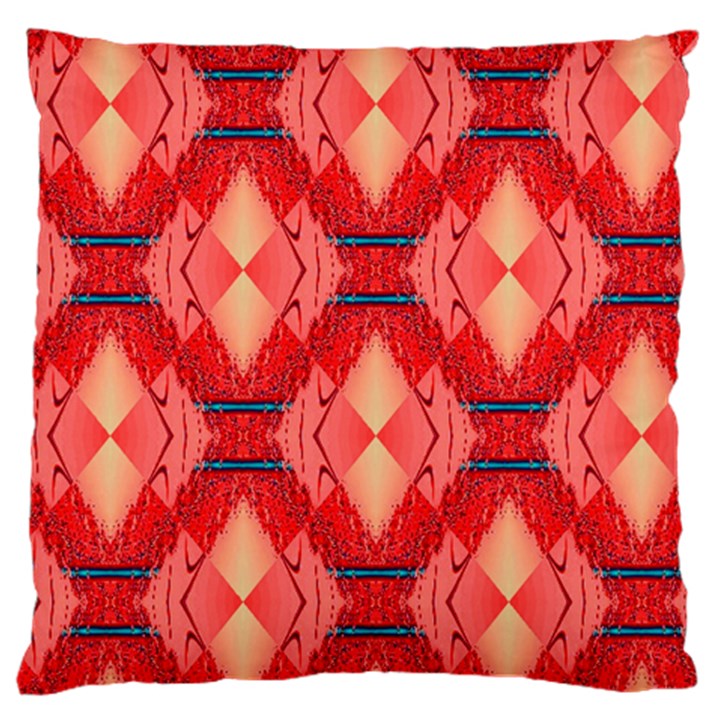 Orange Fractal Background Large Cushion Case (Two Sides)