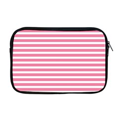 Horizontal Stripes Light Pink Apple Macbook Pro 17  Zipper Case by Mariart