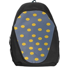 Limpet Polka Dot Yellow Grey Backpack Bag