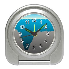 Mariana Trench Sea Beach Water Blue Travel Alarm Clocks by Mariart