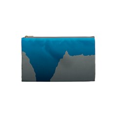 Mariana Trench Sea Beach Water Blue Cosmetic Bag (small) 