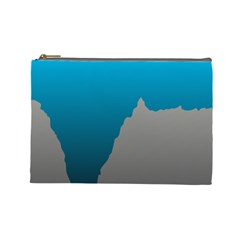 Mariana Trench Sea Beach Water Blue Cosmetic Bag (large) 
