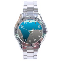 Mariana Trench Sea Beach Water Blue Stainless Steel Analogue Watch by Mariart