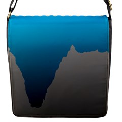 Mariana Trench Sea Beach Water Blue Flap Messenger Bag (s) by Mariart