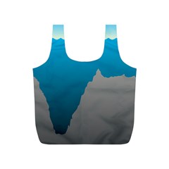 Mariana Trench Sea Beach Water Blue Full Print Recycle Bags (s) 