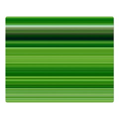 Horizontal Stripes Line Green Double Sided Flano Blanket (large)  by Mariart