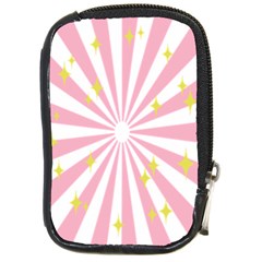 Hurak Pink Star Yellow Hole Sunlight Light Compact Camera Cases by Mariart