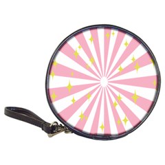 Hurak Pink Star Yellow Hole Sunlight Light Classic 20-cd Wallets by Mariart