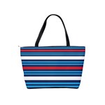 Martini Style Racing Tape Blue Red White Shoulder Handbags Back