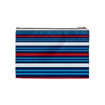 Martini Style Racing Tape Blue Red White Cosmetic Bag (Medium)  Back