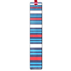 Martini Style Racing Tape Blue Red White Large Book Marks by Mariart