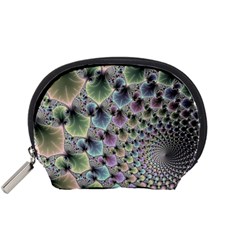 Beautiful Image Fractal Vortex Accessory Pouches (small)  by Simbadda