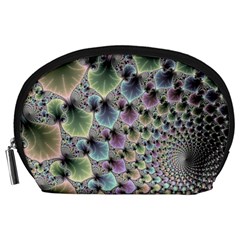 Beautiful Image Fractal Vortex Accessory Pouches (large)  by Simbadda