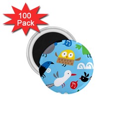 New Zealand Birds Close Fly Animals 1 75  Magnets (100 Pack) 