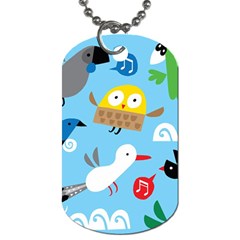 New Zealand Birds Close Fly Animals Dog Tag (two Sides) by Mariart