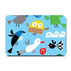 New Zealand Birds Close Fly Animals Small Doormat  by Mariart
