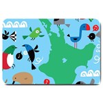 New Zealand Birds Detail Animals Fly Large Doormat  30 x20  Door Mat