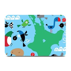 New Zealand Birds Detail Animals Fly Plate Mats by Mariart