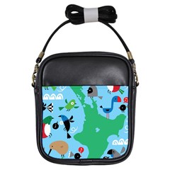 New Zealand Birds Detail Animals Fly Girls Sling Bags