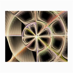 Background With Fractal Crazy Wheel Small Glasses Cloth by Simbadda