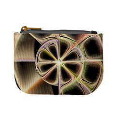Background With Fractal Crazy Wheel Mini Coin Purses by Simbadda