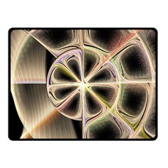 Background With Fractal Crazy Wheel Double Sided Fleece Blanket (small)  by Simbadda