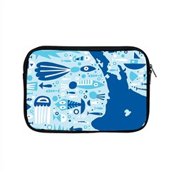 New Zealand Fish Detail Blue Sea Shark Apple Macbook Pro 15  Zipper Case by Mariart