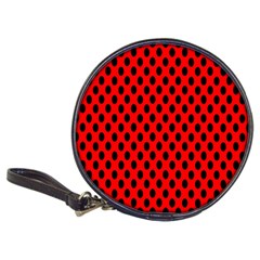 Polka Dot Black Red Hole Backgrounds Classic 20-cd Wallets