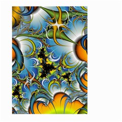 High Detailed Fractal Image Background With Abstract Streak Shape Large Garden Flag (two Sides) by Simbadda