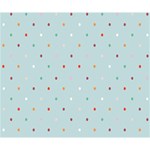 Polka Dot Flooring Blue Orange Blur Spot Deluxe Canvas 14  x 11  14  x 11  x 1.5  Stretched Canvas