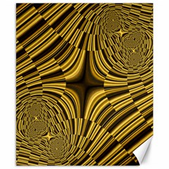 Fractal Golden River Canvas 8  X 10  by Simbadda