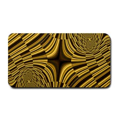 Fractal Golden River Medium Bar Mats by Simbadda