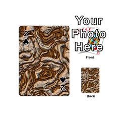 Fractal Background Mud Flow Playing Cards 54 (mini)  by Simbadda