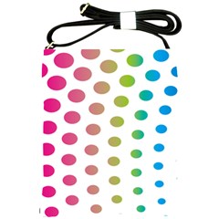 Polka Dot Pink Green Blue Shoulder Sling Bags by Mariart