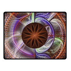 Background Image With Hidden Fractal Flower Double Sided Fleece Blanket (small)  by Simbadda