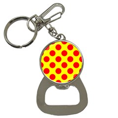 Polka Dot Red Yellow Button Necklaces