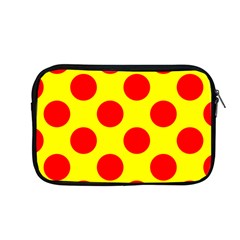 Polka Dot Red Yellow Apple MacBook Pro 13  Zipper Case