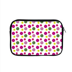 Polka Dot Purple Green Yellow Apple Macbook Pro 15  Zipper Case by Mariart